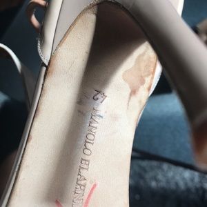 COPY - Manolo Blahnik Crossover nude strappy heels
